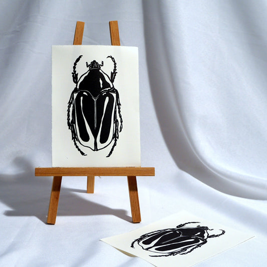 Green June Beetle Print