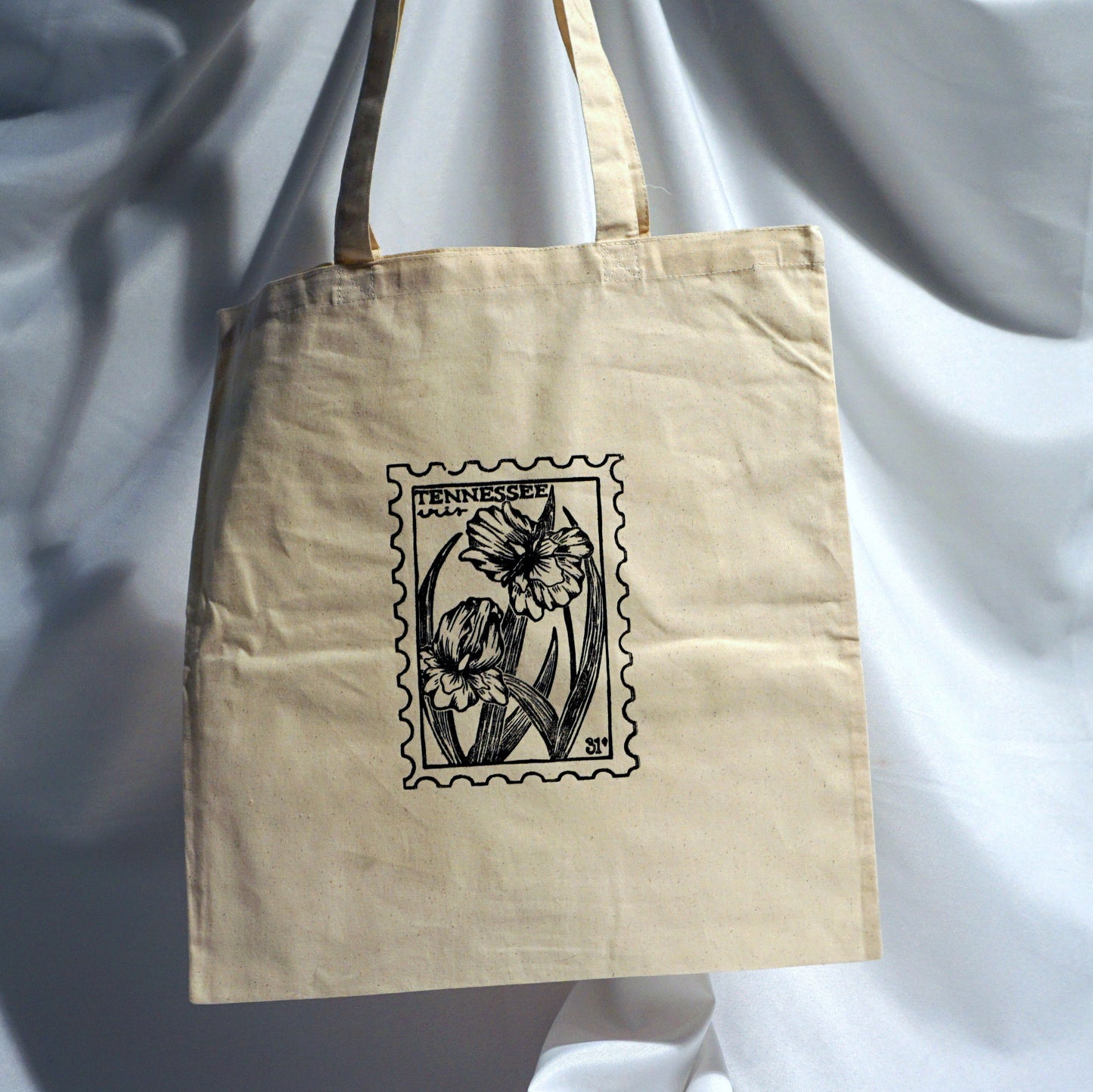 Tennessee Iris Canvas Tote