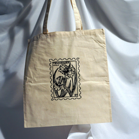 Tennessee Iris Canvas Tote